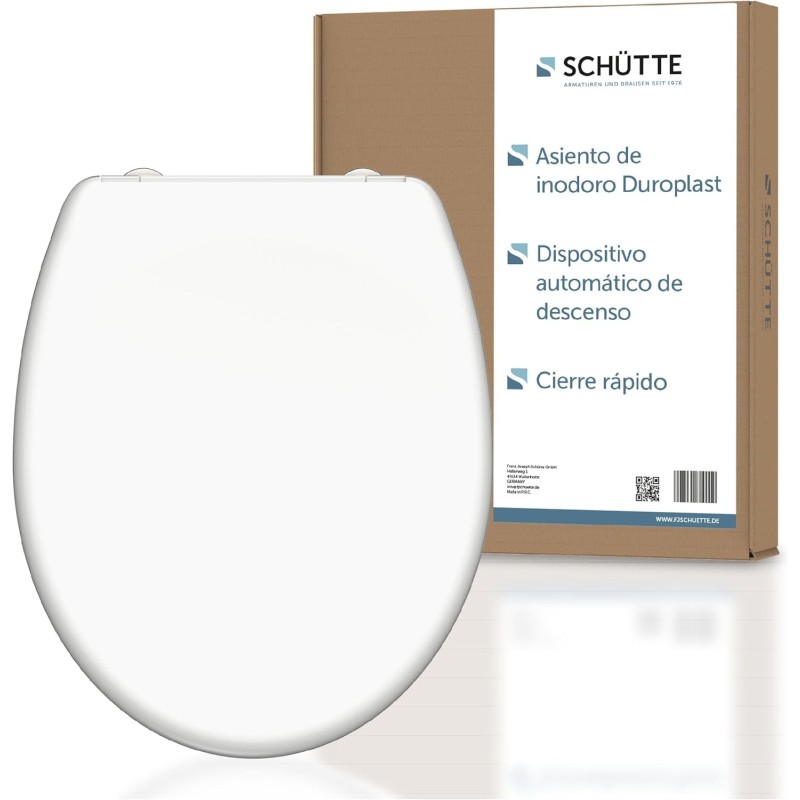 SCHÜTTE Asiento de inodoro con Mechanismo suave