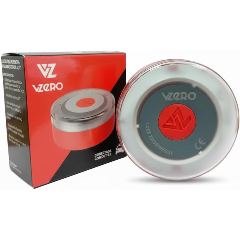 VZero - Luz de Emergencia V16 con Geolocalización