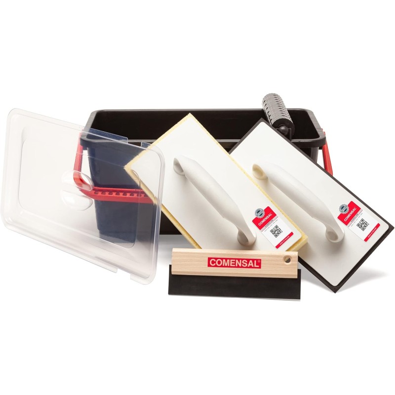 Cubeta Alicatador 12L- M - Conjunto de Limpieza de Baldosas 7 Piezas