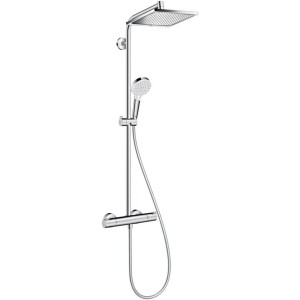 hansgrohe Crometta E - sistema de ducha ahorro de agua (EcoSmart)