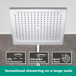 hansgrohe Crometta E - sistema de ducha ahorro de agua (EcoSmart)