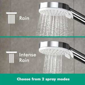 hansgrohe Crometta E - sistema de ducha ahorro de agua (EcoSmart)
