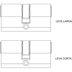 Tesa Assa Abloy, TX853070N, Cilindro de Alta Seguridad, TX80