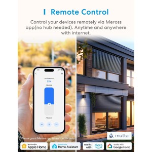 Meross Matter Enrollador Cinta Persiana Eléctrico