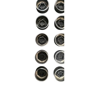 BGS 8962 | Bandeja para carro 1/6: Juego para tuercas de ruedas de BMW
