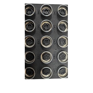 BGS 8962 | Bandeja para carro 1/6: Juego para tuercas de ruedas de BMW