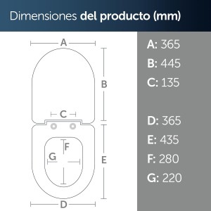 Asiento de inodoro con cierre suave Ideal Standard E0368V3