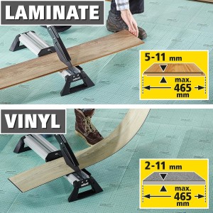 wolfcraft Kit de proyecto "Colocación de vinilo y laminado" – 8638000