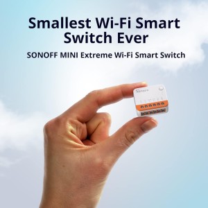 Interruptor WiFi Inteligente de 2 Vías,SONOFF MINIR4 4PCS mini Interruptor Inteligente Wifi