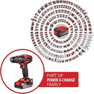 Einhell Taladro percutor con batería TE-CD 18/44 Li-i Power X-Change