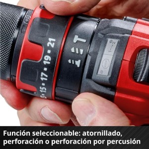 Einhell Taladro percutor con batería TE-CD 18/44 Li-i Power X-Change