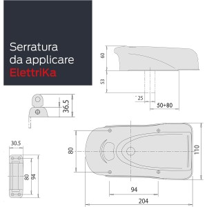 Cisa 239967 - Cerradura eléctrica