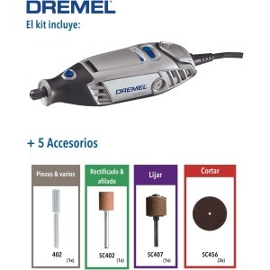 Dremel 3000 Herramienta rotativa 130 W, kit multiherramienta