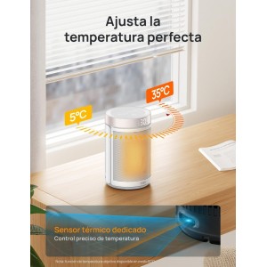 Dreo Calefactor Eléctrico 1500W Silencioso y de Bajo Consumo
