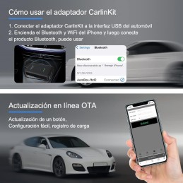 CarlinKit 2024 Adaptador Wireless CarPlay con Soporte de actualización OTA CarlinKit 2024 Adaptador Wireless CarPlay con Soporte de actualización OTA