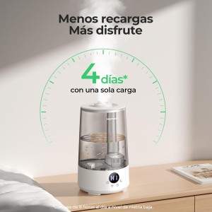 Homvana Humidificador Bebes Mocos y Tos, 3.6L Cool Mist Silencioso