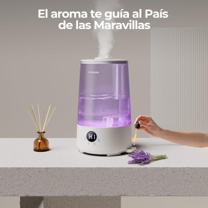 Homvana Humidificador Bebes Mocos y Tos, 3.6L Cool Mist Silencioso