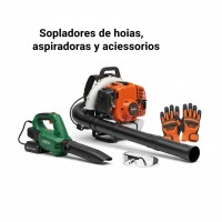 Sopladores de hojas, aspiradoras y accesorios