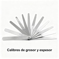 Calibres de grosor y espesor