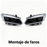 Montaje de faros