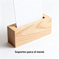 Soportes para el menú