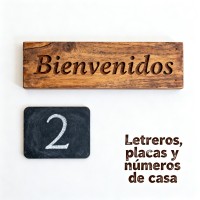 Letreros, placas y números de casa