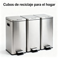 Cubos de reciclaje para el hogar