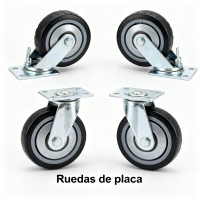 Ruedas de placa
