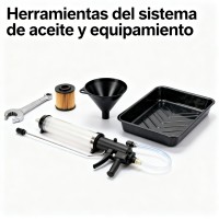 Herramientas del sistema de aceite y equipamiento