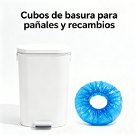 Cubos de basura para pañales y recambios