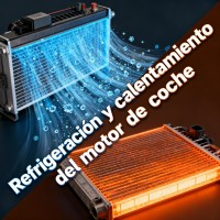 Refrigeración y calentamiento del motor de coche