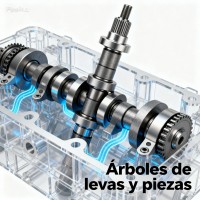Árboles de levas y piezas