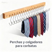 Perchas y colgadores para corbatas