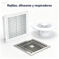 Rejillas, difusores y respiraderos