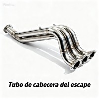 Tubo de cabecera del escape