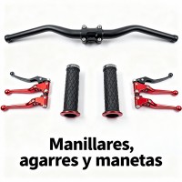 Manillares, agarres y manetas