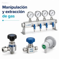 Manipulación y extracción de gas