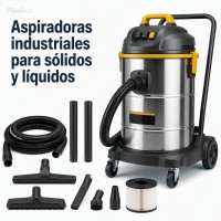 Aspiradoras industriales para sólidos y líquidos