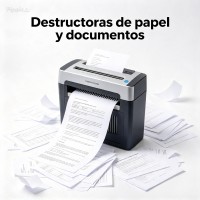 Destructoras de papel y documentos