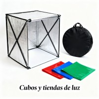 Cubos y tiendas de luz