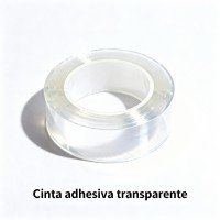 Cinta adhesiva transparente