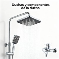 Duchas y componentes de la ducha