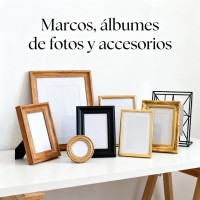 Marcos, álbumes de fotos y accesorios