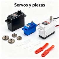 Servos y piezas