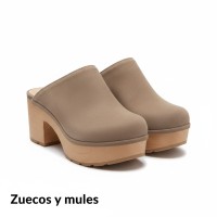 Zuecos y mules