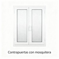 Contrapuertas con mosquitera