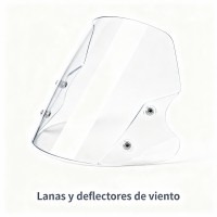 Lunas y deflectores de viento