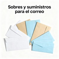 Sobres y suministros para el correo