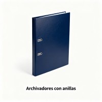 Archivadores con anillas