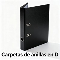 Carpetas de anillas en D